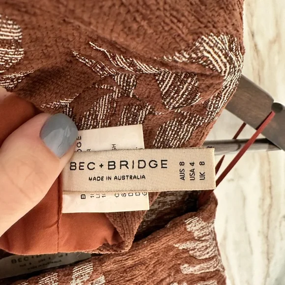 Bec & Bridge Days of Dusk Short & Bra Top - Size US 4 / AUS 8 - Picture 4 of 5